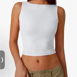 Open Back Fitted Tank